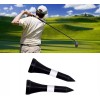 SMITH 1 100 Pcs 1-1/2" Black Natural Wooden Golf Tees