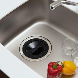 Belca SP-204H Drain Lid for Sinks Chrysanthemum Cracked Rubber Replacement for 5.7 inches (14.5 cm) Diameter, Black