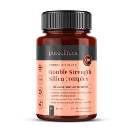 Double Strength Silica Complex – 3 Month Supply! (2000mg Horsetail Extract x 90 Tablets)