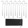 Tent Pegs, 12Pack 7Inch Tent Stakes Heavy-Duty Aluminum Tent Pegs