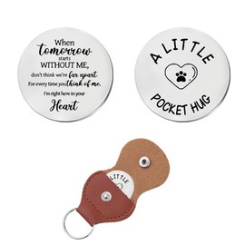 Xiyantiji Pocket Hug Keychain Pet Memorial Gifts for Loss of Dog Cat Sympathy Gift When Tomorrow Starts Without Me Keychains Pet Lover Owner Remembrance Gifts for Family Friends