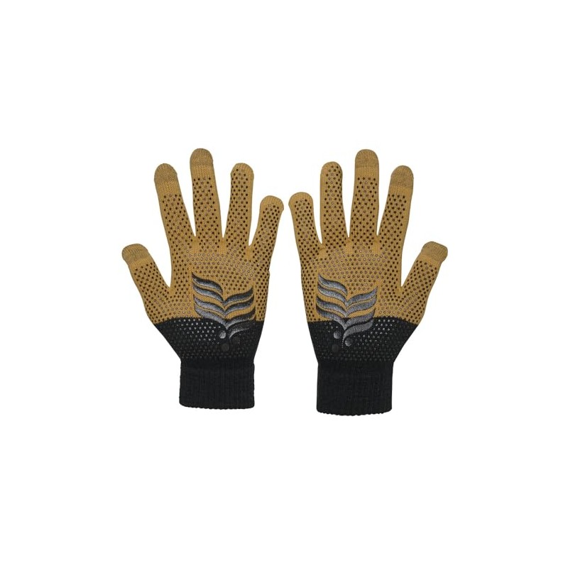 Athleta 05309 Field Knit Gloves, GLD Gold