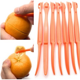 DaylyFav Orange Peelers Cirtus Peels Remover Tool, Citrus Peeler for Oranges Citrus Cutter Easy Opener Slicer Kitchen Accesories Replacing Fruit Knife Cooking Tool Gadgets, 7-Pack