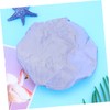 Baluue 1pc Double-layer Hair Shower Cap for Home and Salon