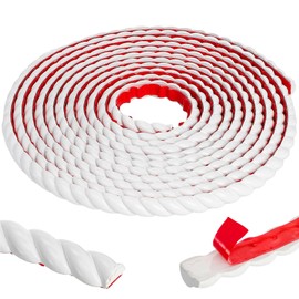 Cididu Flexible Molding Trim, 16.4 Ft Peel and Stick Molding Trim for Wall, Self-Adhesive Moulding Trim 196.8'', DIY Wall Trims Caulk Strip for Mirror Window Frame Cabinet Edge, Home Decor Protection