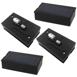 4 Pcs Solar Light Replacement Top,1.57 x 2.76 inches/ 4 x 7 cm Solar Panels for Garden Lights, Waterproof Solar Panel Lights Outdoor, Replacement Solar Light Units, Solar Replacement Tops, Garden Pane