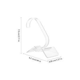 CALLARON Pack of 20 Watch Stands, Bangle Holder, Acrylic Watch Holder for Household, Jewellery Stand, Storage Box, Jewellery Necklace, Hand Chain, Bracelet, Storage Shelf, Display Holder for Watches,