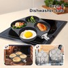 Bobikuke Fried Egg Pan with Removable Handle, Pancake Pan Induction