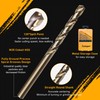 ROGAPER 13Pcs Cobalt Drill Bit Set, M35 HSS Jobber Length