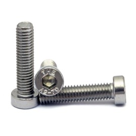 MonsterBolts - M6 x 16mm Low Head Socket Screws, DIN 7984, Stainless Steel, 10 Pack