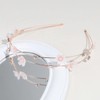 Aegyo 애교 Double Layer Gold Tone Cherry Blossom Headband with