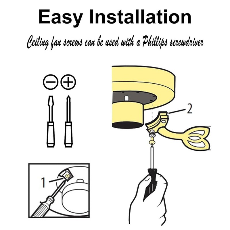 4 42' Replacement Ceiling Fan Blades Arms And 20 screws.