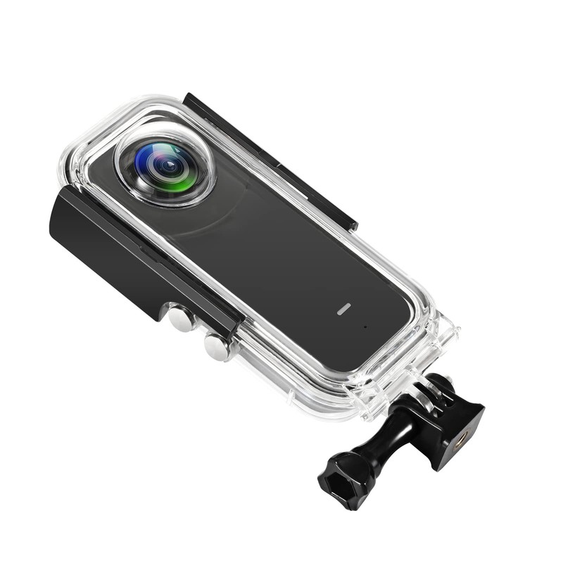 Waterproof Case for Sports Cameras, Bottom 1/4" Screw Hole, Waterproof