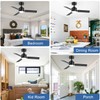 Breezary Ceiling Fans with Lights, 36 Inch Low Profile Ceiling