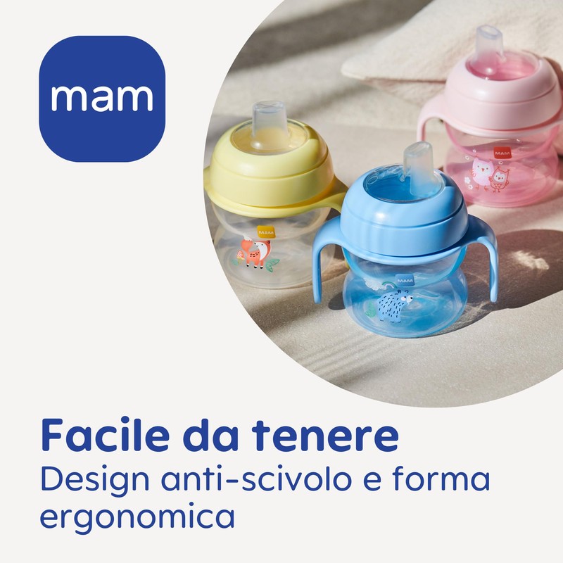 MAM Starter Cup with Non-Slip Handles and Spout 4 Months