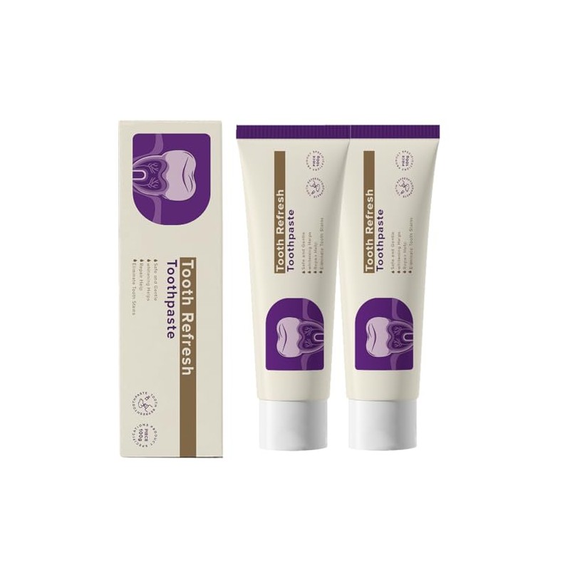 Fresh Breath Formula Natural Toothpaste, 2-Pack