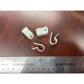 VOLTREX 100-PCS Voltrex Nylon Cable Clamps P-Style OD 12.7MM; ID 9.5MM