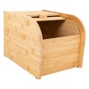 10kg Bamboo Rice Storage Container With Lid Rectangular Rice Storage