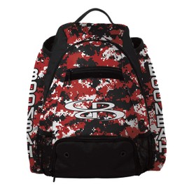 Boombah Prospect Batpack Camo Black/Red