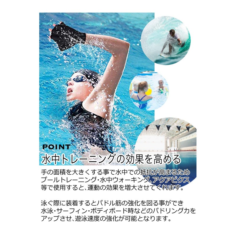 Cat Hand Paddle Gloves (Black, S)