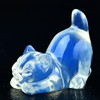 DZJXBZhu Opal Cat Crystal Statue Healing Crystal Reiki Meditation Pocket