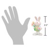 The Bridge Collection 3.5" Resin Happy Easter Bunny Figurines -