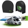 RV Tire Covers Sets of 2,Wheel Tire Covers for Trailers