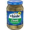 Vlasic Ovals Hamburger Dill Pickle Chips, Keto Friendly Snacks and
