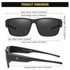 DUCO Polarized Fit Over Sunglasses for Men and Women UV400
