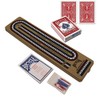 Cribbage Board by Bicycle 3-Track Colour Coded Plastic Folding Cribbage