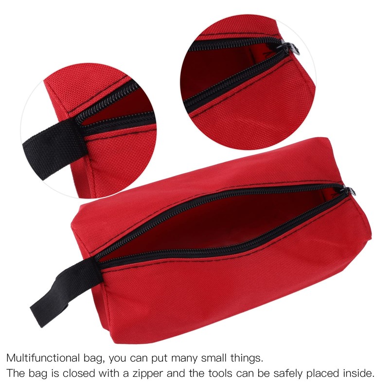 Pack of 5 Small Portable Tool Bag 600D Polyester 24