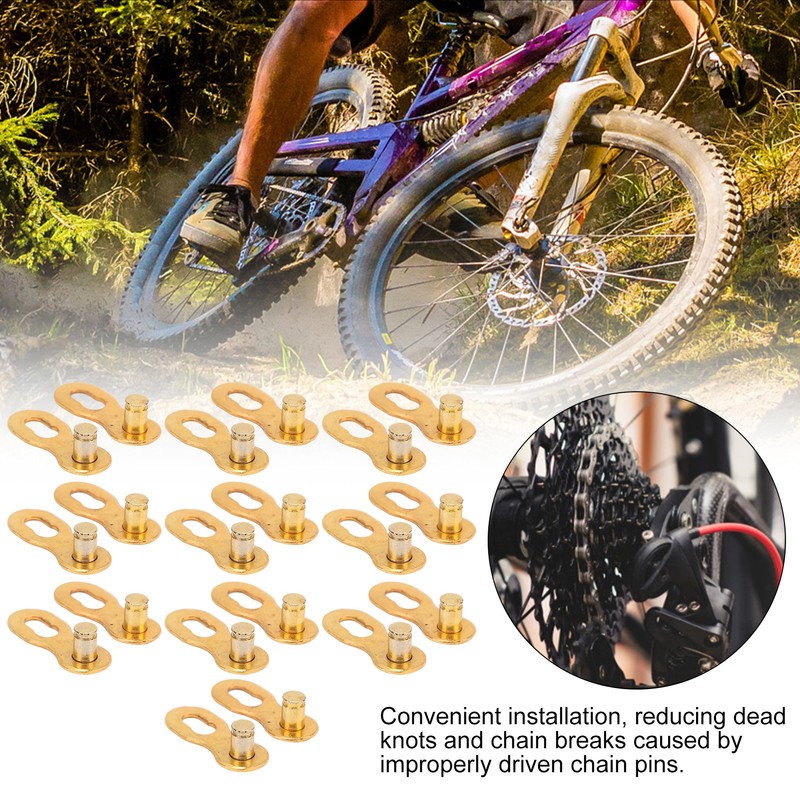 10 Pair 10 Speed Steel Bike Bicycle Chain Missing Link