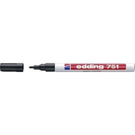 Edding 4-751001 - 751 Paint Marker Black PK10