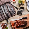 Henckels Forged Accent 9-pc Barbecue Carving Tool Set,Black