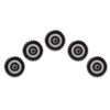 5pcs Steel Watch Crown Watch Head Watchmaker Repairing Parts Replacement