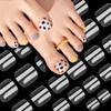 500Pcs Fake ToeNail Tips Full Cover Artificial Toe False Nails
