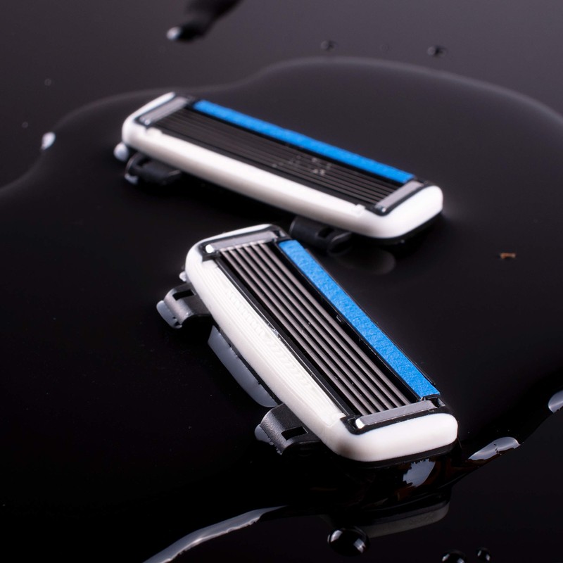 HeadBlade Men's HB6 Refill Shaving Razor Blades - 6 Stainless