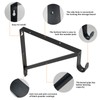 Heavy Duty Closet Rod & Shelf Brackets Clothes Hanger Pole