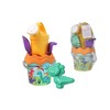 Dino Baby Eimergarnitur, Sandspielzeug, 6 Teile, Eimer, Sieb, Sandform, Schaufel,
