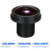 1.8mm Fisheye Lens, 5MP Wide Angle M12 CCTV Camera Lens