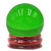 Feng Shui 40MM Multicolor Crystal Ball Asian Rare Natural Magic