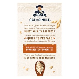 Quaker Oat So Simple Sweet Cinnamon Porridge 10x33g