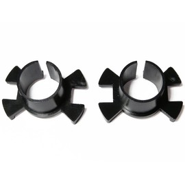 Shingen HID Bulb Adapter Socket Spacer H1 Black Set of 2