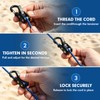 6 Pack Rope with Roller Tensioner for Easy and Secure