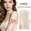 8 Pack Tattoo Cover Up Patches - ASYEHJNR Mole Cover