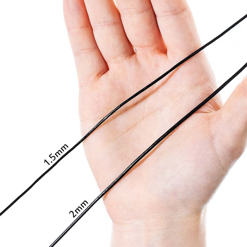 25 Yards of Solid Round 2mm Camel Real and Genuine