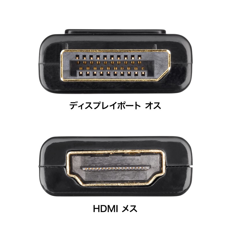 Sanwa Supply AD-DPPHD02 DisplayPort to HDMI Converter Adapter (4K/60Hz Compatible)