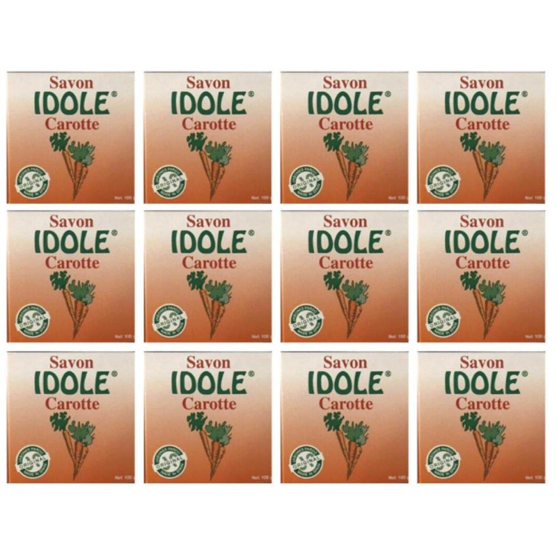 Idole Carrot Soap ORIGINAL MADE IN SPAIN 100g (Pack of