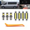 NJSBYL 7PCS LED Interior Dome Cargo Light Replacement Kit Led