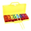 8 Notes Xylophone Colorful Educational Glockenspiel Xylophone Instrument with 2